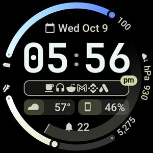 Haloo by amoledwatchfaces™