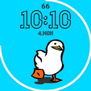 Vibe duck blue animated by murci
