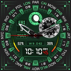 G7 Analog Digital World Time24 by G7