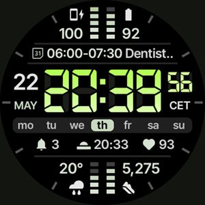 TACT 5 by amoledwatchfaces™