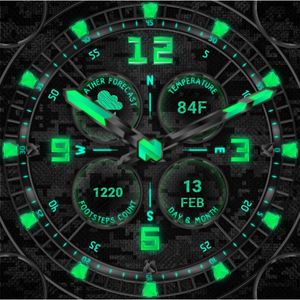 Military Cammo Glow Aviator by Nik M
