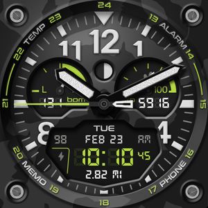 HIGH F02 - Black Ops Series by HIGH Watch Faces
