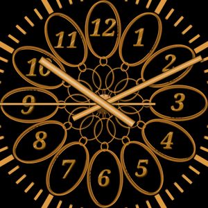 Links in Time (black and gold) by Erin McCollum