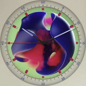 Pink Abstract Earth by Robert Bürger