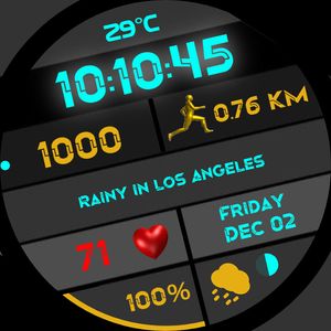 Animated Health and Weather by Mario