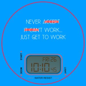 never ACCEPT IT CAN't work by Smom's Lifestyle| Faith. Self Care. Home