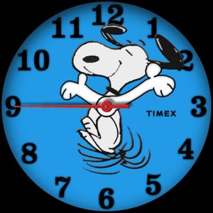 Classic Dancing Snoopy Blue by WndyCtyGuy