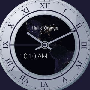 Hall & Orange Marble Earth by Michael Williams