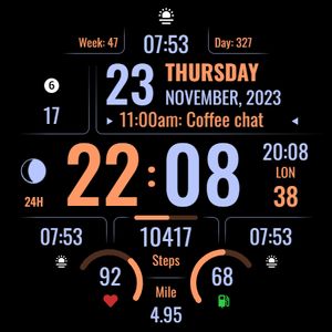 WFP 316 Info Mod Watch Face by WFProduction by Alexandr Kovalev