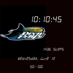 Devil Rays baseball by Marv