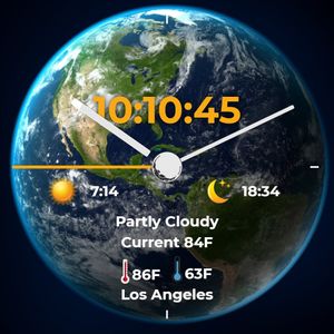 Weather Clock by Bidi