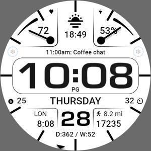 WFP 232 Stylish watch face by WFProduction by Alexandr Kovalev