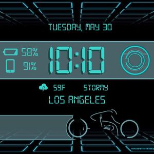 Tron Round by UnplugMeAlready