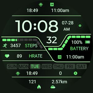 【Customize】Bright Green Line by ZKin