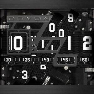 Devon Tread 1E AllBlack Smooth by Mellin