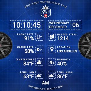 SWF Test Watch Face by SWF Swiss Watch Face