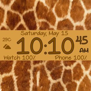 Giraffe Print by AmberDai