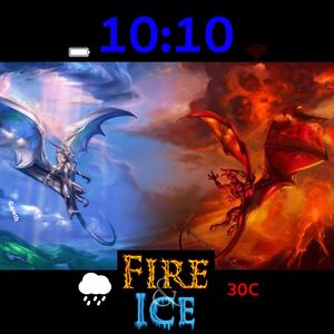 Fire vs Ice by gareth mutch