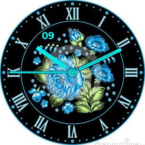 Floral Simplicity in Blue by Watches by Kaci