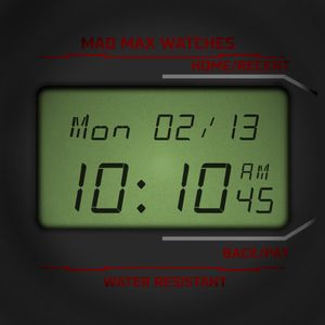 Retro digital by MAD MAX WATCHES