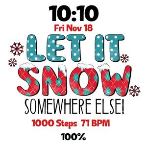 Let It Snow... Somewhere Else! by Ginger