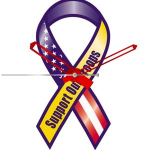 Support our Troops Ribbon by Redline
