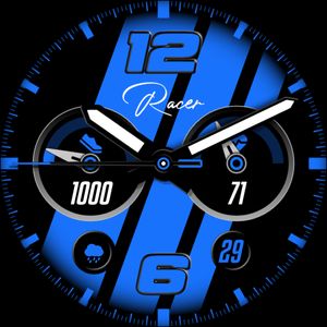 Racer - YELE (Blue) by YELE Watchfaces