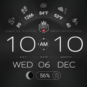 SWF Simplex 12H by SWF Swiss Watch Face