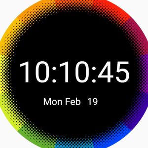 Rainbow Watchface by AG Software