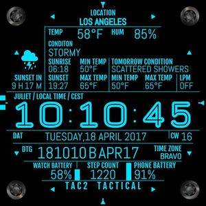 BLUE TACTICAL DTG MILITARY V3 by TACTWO TACTICAL