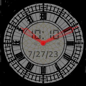 Big Ben w/ Digital Time by Matt Howell