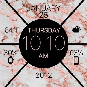 Rose Gold Marble by plaidv