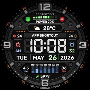 WFP 357 COMMANDER Watch Face by WFProduction by Alexandr Kovalev