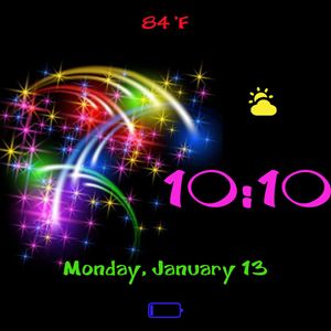 Rainbow Fireworks by Wila