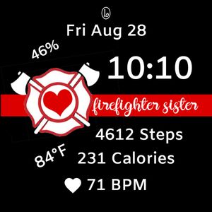 Firefighter Sister by Linlay Designs™