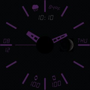Purple Analog Minimalist by battlehawk77