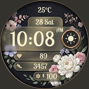 Flora Gold by StarWatchfaces