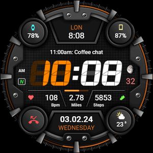 WFP 329 Digital watch face by WFProduction by Alexandr Kovalev