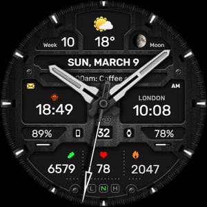 WFP 133 Brutal watch face by WFProduction by Alexandr Kovalev
