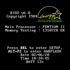 Old computer boot (round) by BulbousSum