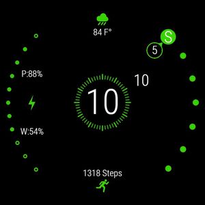 Dots & Circles - Toxic Green by Mircea Marin