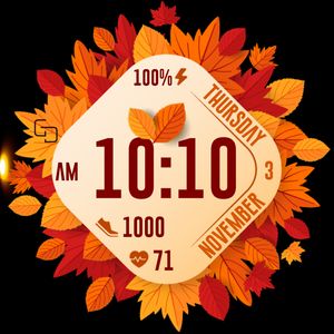 DamLeaf by DG Watch Faces