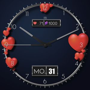 Blue Love Partner Watch by Robert Bürger