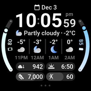 Weather Forecast by amoledwatchfaces™