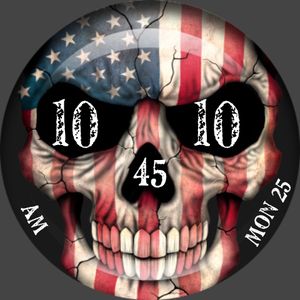 KT Skull Flag (Set 1) N. Amer by Kamensek Timepieces