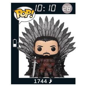Funko GOT C Jon Nieve Trono by txentx