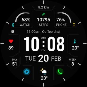 WFP 324 Digital watch face by WFProduction by Alexandr Kovalev