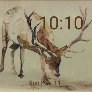Abstract Deer by Brooklets