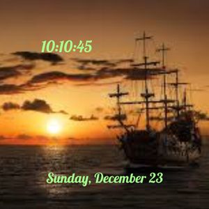 Shipboard Sunset by Marv