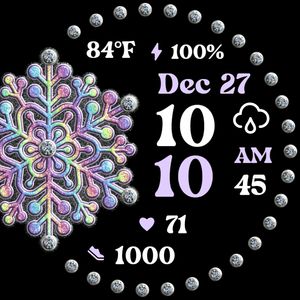 Frosted Snowflake by The Fitbit Gal™️